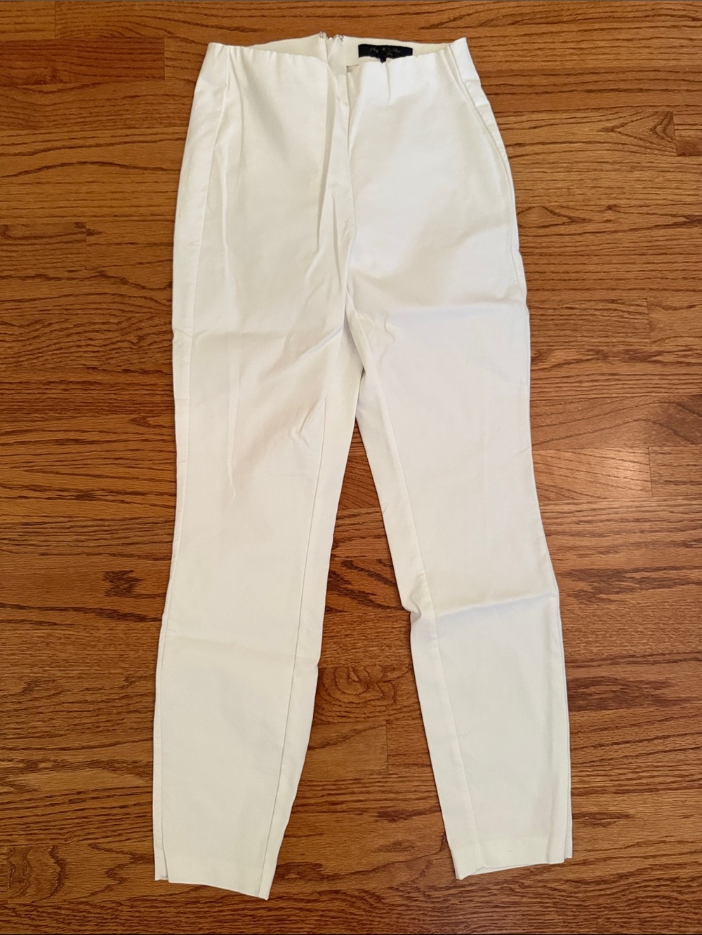 rag & bone White Tailored Chinos